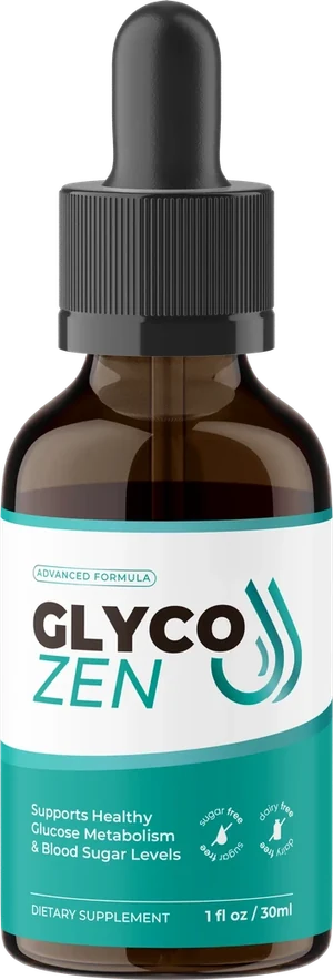 A single bottle of GlycoZen drops